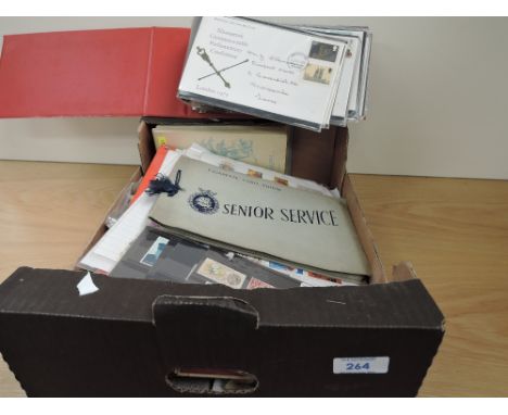 CIGARATTE CARDS + SOME STAMPS LOOSE ETC IN OLD FRUIT BOX   Fruit box with masses of Cigarette cards, which are mix of loose i
