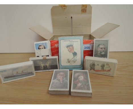 9 x FULL SETS OF CIGARETTE CARDS, CARRERAS, ABDULLA, WILLS, HIGNETT ETC   Small box with thought to be 9 full sets of cards i