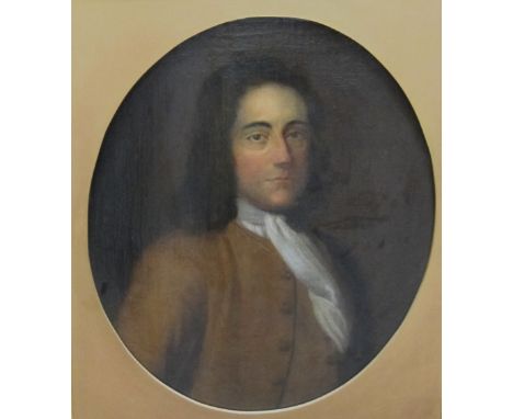 FOLLOWER OF SIMON DU BOIS (1632-1708)Portrait of Vincent Corbet of Ynys-Y-Maengwyn, Merioneth quarter-length, wearing a brown