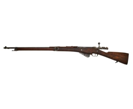 Repetier - Büchse Gewehr MLe M 16 Berthier - Lebel Ausführung mit Handschutz und Magazinkastenklappe Kal. 8 x 50mm R Lebel S.