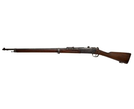 Repetier - Büchse Gewehr MLe 1886 M 93 (Lebel - Gewehr) mit deutscher militärischer Abnahme des 1. W.K. Kal. 8 x 50mm R Lebel