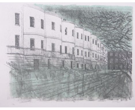 Robert Tavener,lithograph, Regency Terrace, signed in pencil, no. 21/75, i 16" x 21", unframed.