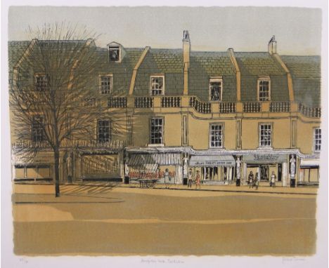 Robert Tavener,colour lithograph, Montpelier Walk, Cheltenham, signed in pencil, no. 23/50, i 15" x 18", unframed.
