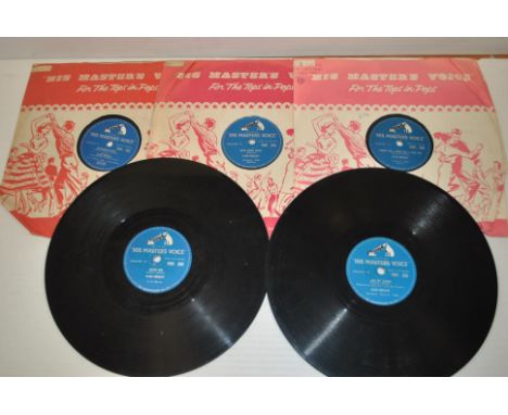 Elvis Presley HMV 78s, thirteen UK 10" 78s on the HMV label, all with company sleeves, including Tryin To Get To You, I'm Lef