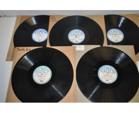 Jazz / Blues / Tempo R Prefix 78s, thirty 10" Tempo 'R' Prefix 78s with catalogue numbers R1 to R6, R9, R11, R12, R15 to R24,