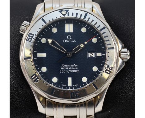Omega Seamaster Professional, 300m, stainless steel quartz wristwatch, ref. 25618000, c. 2000/2005, cal. 1538 quartz movement