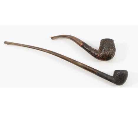 A Broadway Boy, 0012 F, smoking pipe, together with a Golden Arrow, TC. 56, smoking pipe. (2)
