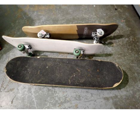 Three skateboards including Rampage. Not available for in-house P&amp;P 