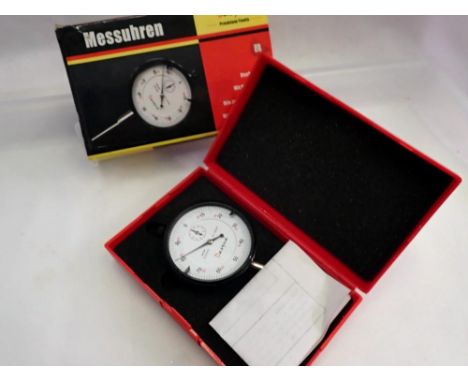 Dasqua box analogue dial indicator. UK P&amp;P Group 1 (£16+VAT for the first lot and £2+VAT for subsequent lots) 