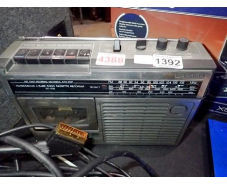 Toshiba cassette recorder RT3130. Not available for in-house P&amp;P 