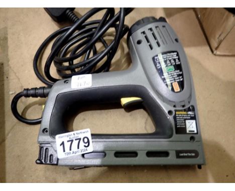 Stanley electric staple gun, #0-TRE550. All electrical items in this lot have been PAT tested for safety and have passed. Thi