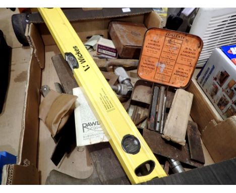 Collection of wood working tools to include a planer. Not available for in-house P&amp;P 