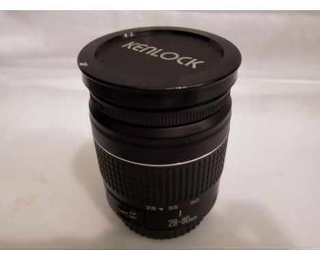 Canon Zoom lens 28 to 80mm. UK P&amp;P Group 1 (£16+VAT for the first lot and £2+VAT for subsequent lots) 