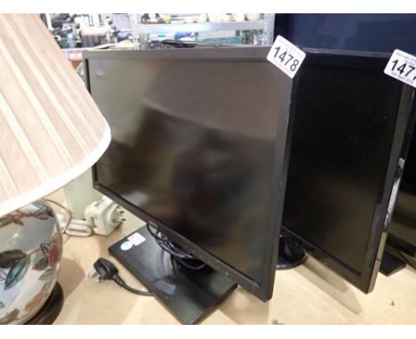 Benq 22” LCD computer monitor, Full HD, model GW2270-T with cables. All electrical items in this lot have been PAT tested for