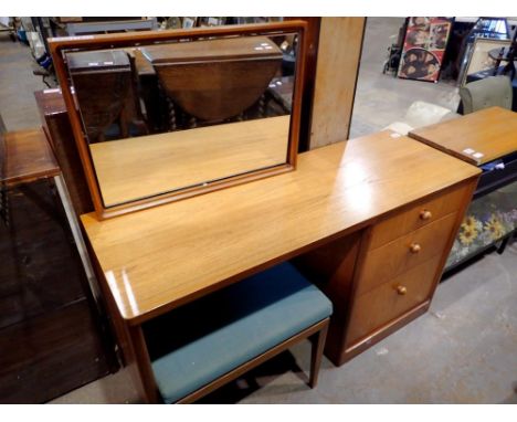 Dressing table with mirror and stool. Not available for in-house P&amp;P 