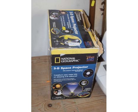 National Geographic 3D space projector, in box