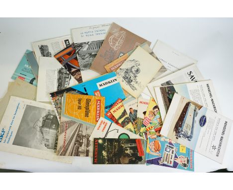 MARKLIN - MADE IN GERMANY Catalogs  50s/60s  - Good condition.  (24) 