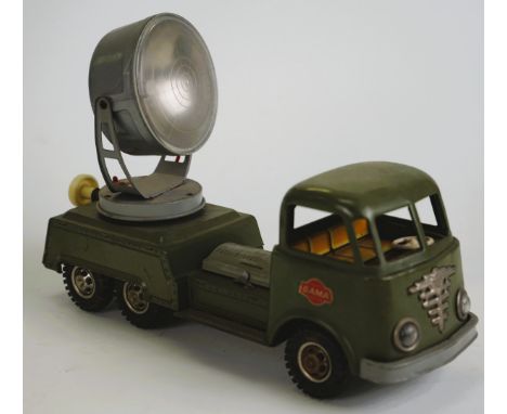 GAMA - MADE IN GERMANY Military projector truck  50s  - Good condition.  3.94 x 11.42 in. 