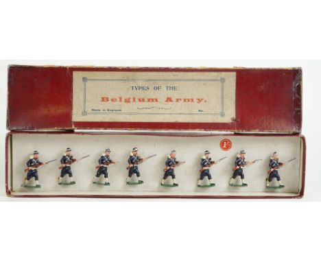 ANONIMO Belgian Army 40s - Made of lead, manufactured in England. Includes original box. Good condition. 2.36 in. (8)