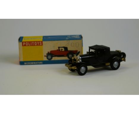 POLITOYS - MADE IN ITALY FIAT 501 #110  60s  - Scale 1:45 Original packaging. Excellent condition.