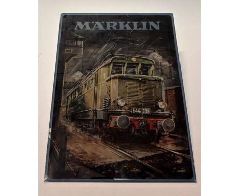 MARKLIN - MADE IN GERMANY Window decal  50s  - Good condition  8.86 x 11.61 in. (1) 