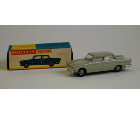 POLITOYS - MADE IN ITALY Alfa Romeo 2000 Berlina #39  60s  - Scale 1:41 Original packaging. Good condition.