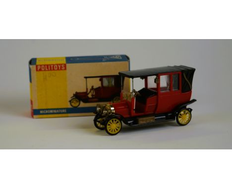 POLITOYS - MADE IN ITALY Isotta Fraschini Model 1909  #105  60s  - Scale 1:45 Original packaging. Excellent condition.