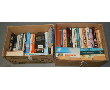A selection of hardback novels and other books, by authors including: Alex Stepney, Joan Collins, John Le Carre, Jack M Bickh