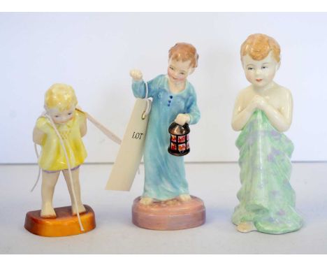 A selection of ceramic figures, comprising: Royal Worcester figure of 'Tommy' modelled by F.G. Doughty; Paragon figure of 'Ba