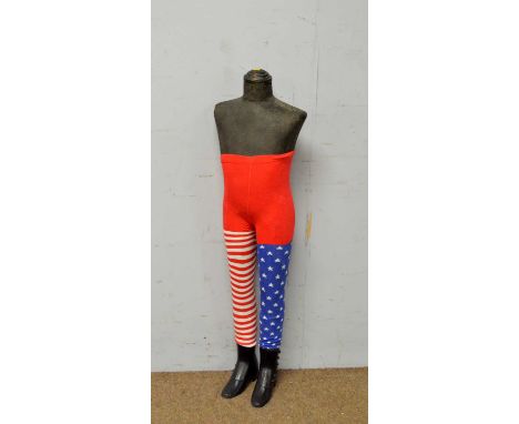 A vintage manikin, 115cms high.