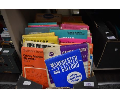 A collection of early 20th century and later Ordnance survey guides and road maps.