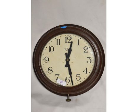 An early 20th century Smiths 8 Day clock having Bakelite case.