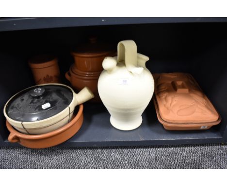 A selection of Mediterranean style ceramic cooking wares.