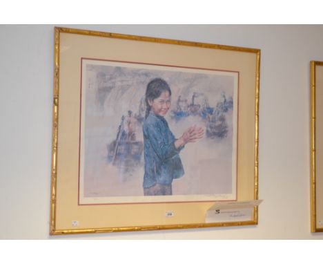 Wai (Lo Hing Kwok)Ming (bn 1938) by and after
Clapping Fish Girl
signed, limited edition lithograph, 76/750, 56cm x 76cm
