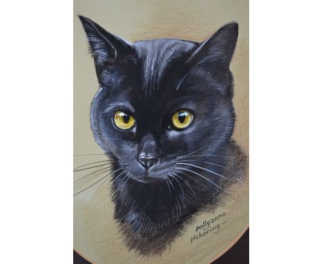 Pollyanna Pickering (Bn.1942)
Portrait of a Black Cat
signed, watercolour and gouache
