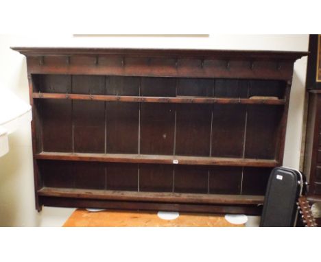 5'8 antique oak dresser shelf back 