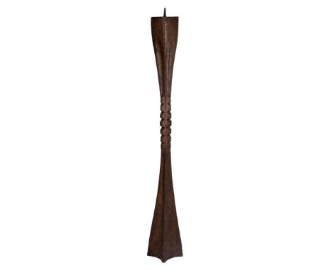 Bronze church candlestick, approx. 25 kilograms, 150 cm high