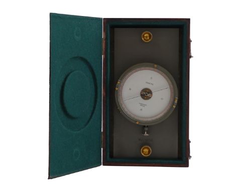 Compass, marked R. Reiss Liebenwerda, no. 13656, in wooden box, 5.5 cm high, 29x17 cm