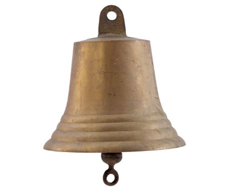 Bronze bell, 27 cm high, 26 cm diameter