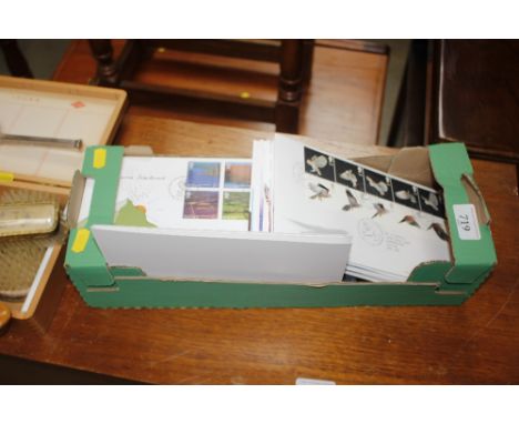 A box of First Day covers 