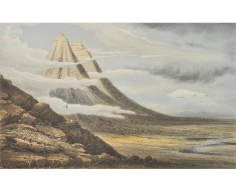 Baring-Gould (Sabine). Iceland: Its Scenes and Sagas, 1st edition, 1863, folding map, four colour lithograph plates, 12 wood-