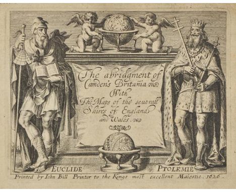 Bill (John). The Abridgment of Camden's Britannia with the Maps of the severall Shires of England and Wales, 1626, decorative