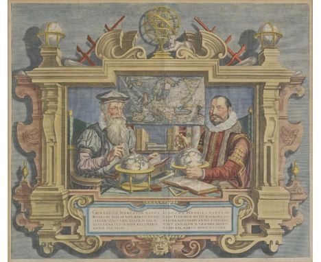 *Title page. Hondius (Coletta), Gerardus Mercator Natus Rupelmundiae ..., Judocus Hondius Natus in Pago Flandriae dicto Wacke