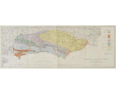 Dixon (Frederick). The Geology of Sussex; or The Geology & Fossils of the Tertiary and Cretaceous Formations of Sussex, new e