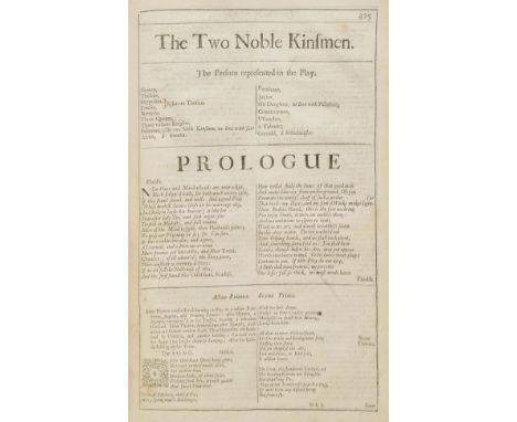 Beaumont (Francis & Fletcher, John ). Fifty Comedies and Tragedies, Published by the Authors Original Copies, the Songs to Ea