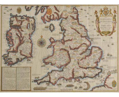 *England & Ireland. Speed (John), The Invasions of England and Ireland with al their civill wars since the conquest, publishe