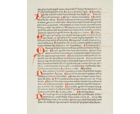  [Ripelin, Hugo, of Strasburg. Compendium theologicae veritatis, 1st edition, Nuremberg: J. Sensenschmidt, circa 1470-2],  44