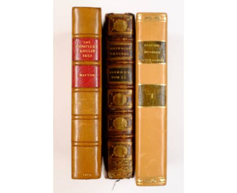 Walton (Isaak & Charles Cotton). The Compleat Angler, S. Bagster, 1810,  half title, engraved portrait frontispiece, 17 hand-