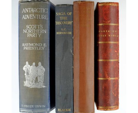 Priestley (Raymond E.). Antarctic Adventure. Scott's Northern Party, 1st edition, 1914, three folding maps (one torn in half)