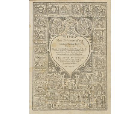 Bible [English]. [The Holy Bible, containing the Old Testament and the New: newly translated out of the originall tongues...,
